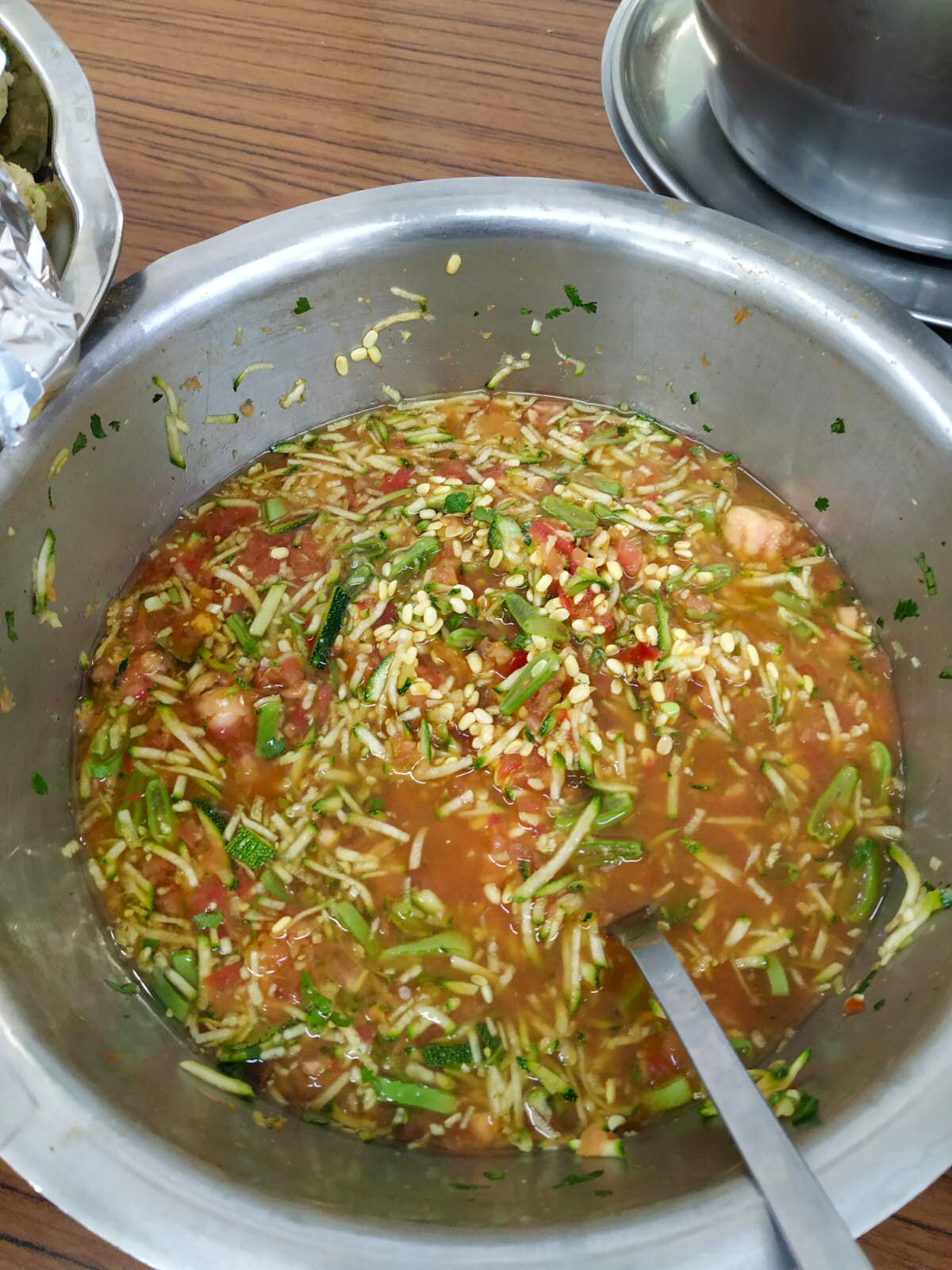 Raw Mung Dal Shaak / Curry / Sabji
