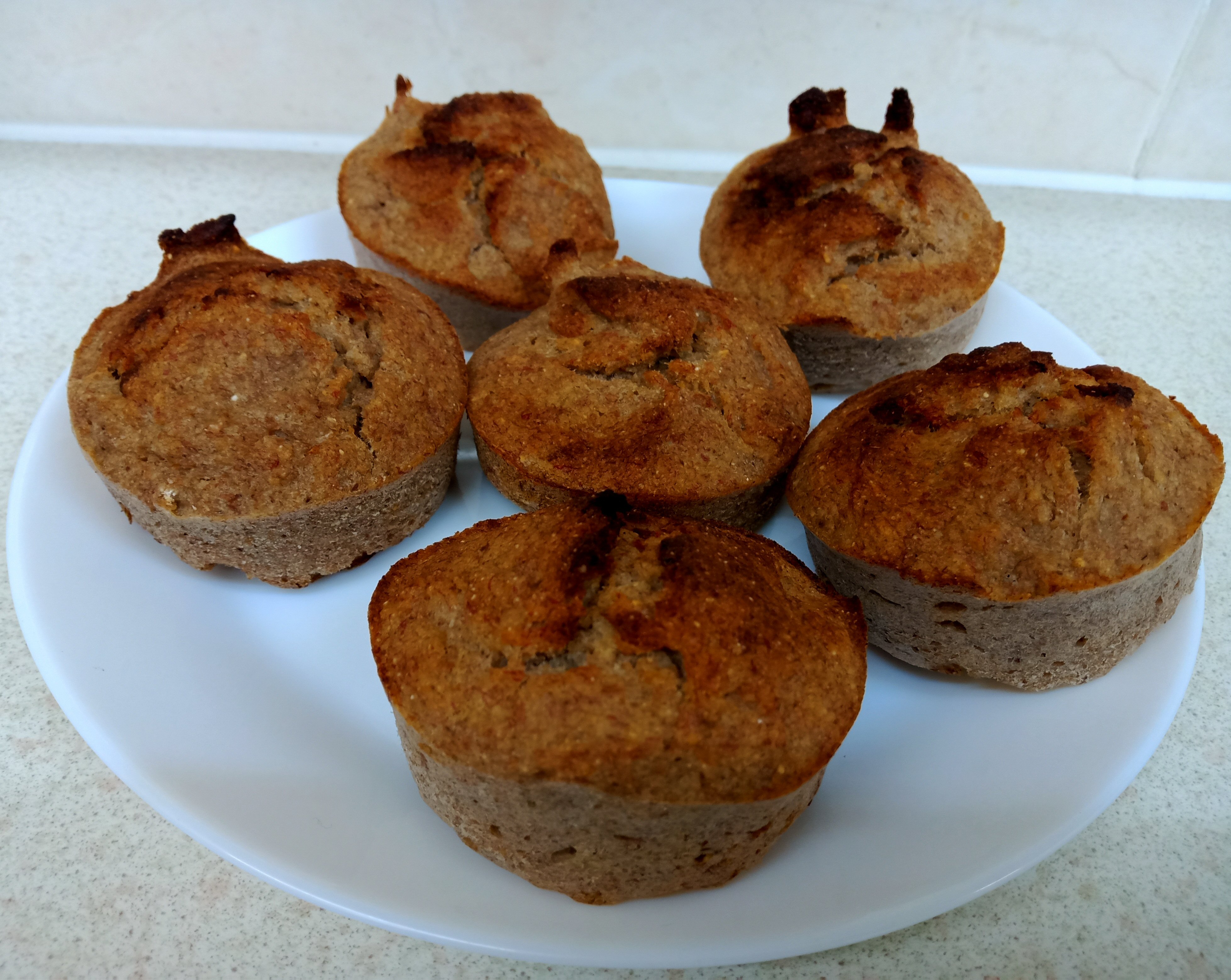 Banana Muffins - No Sugar & No Oil